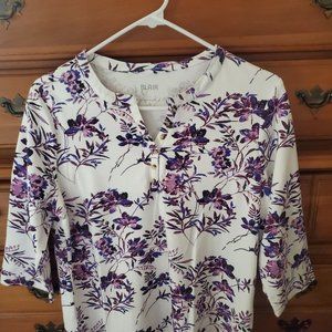 BLAIR FLORAL PRINT TOP-NWOT